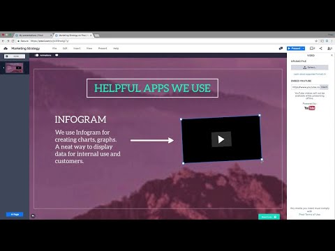 Prezi Next tutorial: How to add a video to Prezi Next