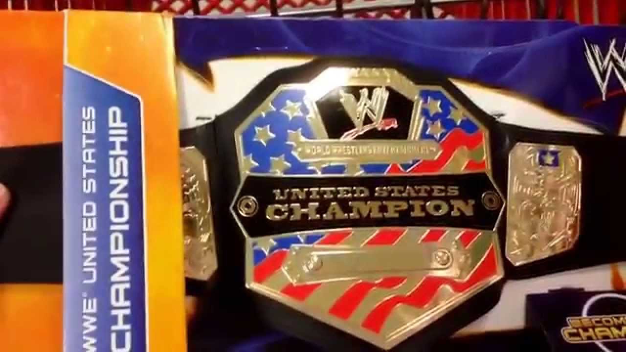 WWE "WWE United States Championship Belt" World Wrestling Belt Accessory Toy / Toy Review YouTube