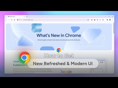 Enable New Google Chrome UI 2023 Windows 10/11 | Chrome Refresh 2023 | Google Chrome's New Look