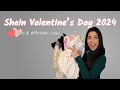 Shein valentines day haul 2024  cute  affordable looks