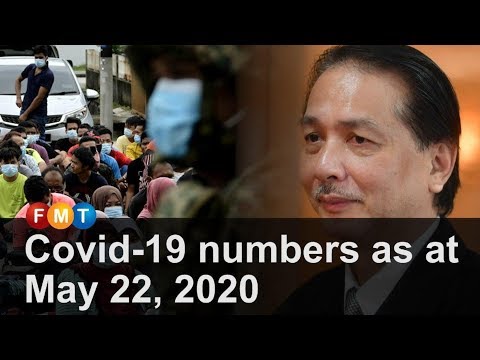 Covid-19 numbers as at May 22, 2020