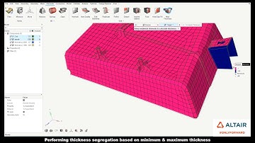 Learn HyperWorks  Interface - Map Thickness
