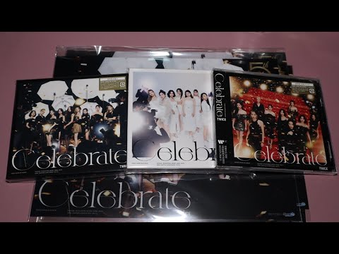 Twice Celebrate Unboxing! (3 versions!) - YouTube