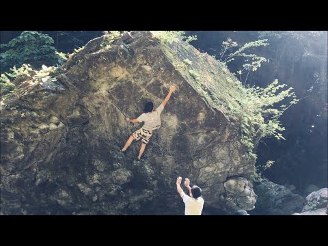 日原ボルダー レインマンSD 初段 ［再登］