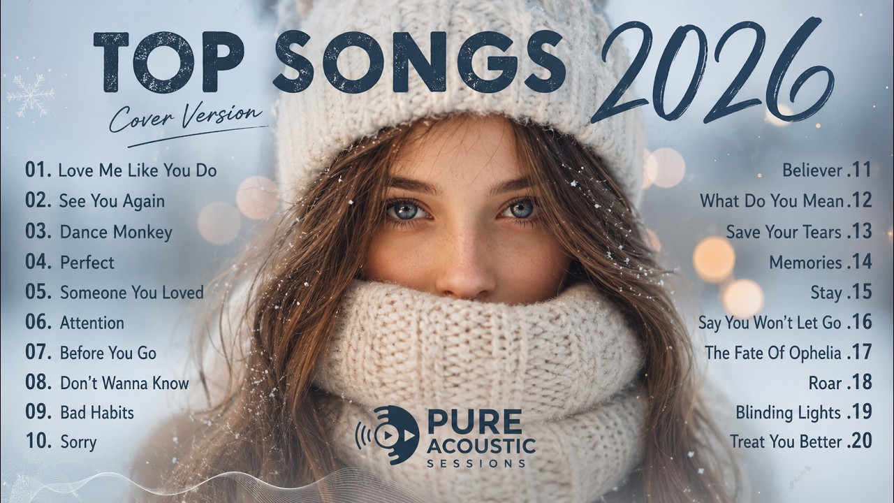 TOP SONGS 2026 🎧 Lagu Barat Populer Cover Akustik | Playlist Lagu Enak Didengar \u0026 Santai