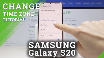 Set Up Date & Time in Samsung Galaxy S20