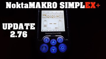 Metal Detecting:  NoktaMakro Simplex Update 2.76