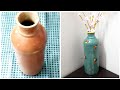 Craft idea for kids  diy flower sticks  clay pot decor 