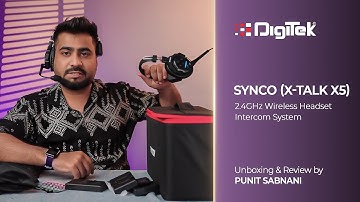 Punit Sabnani: Presents SYNCO (X-Talk X5) 2.4GHz Wireless Headset Intercom System