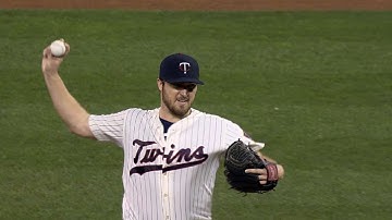 CLE@MIN: Hughes tosses five scoreless against Indians