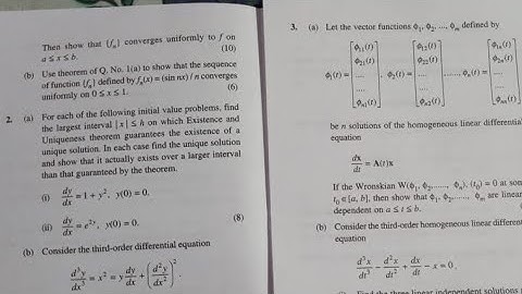 Hpu msc Mathematics first semester question paper || Ode || real analysis || Algebra || OR