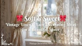🎀 Soft & Sweet: Vintage Linen & Lace Decorating Ideas for a Beautiful Space 🎀 screenshot 4