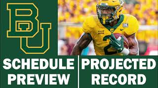 Baylor Football 2024 Schedule Preview & Record Projection