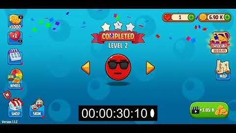 Red Ball 2021- Roller Ball: Bounce Ball Heroes 3levels% in 52.15