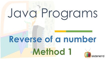 50 Java Reverse of Number Method 1 |