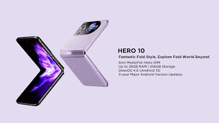 Blackview HERO 10 Official Introduction: Fantastic Fold Style, Explore Fold World Beyond