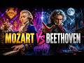 MOZART vs BEETHOVEN x MELODIC TECHNO | Royal Rave Battle | Epic Focus Rave