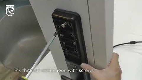 How to install Philips Alpha smart lock