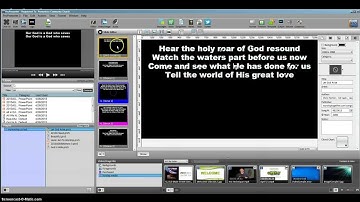 Pro Presenter - editing a slide
