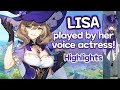Rie Tanaka, Lisa's voice actress plays as Lisa | Genshin Impact - Stream highlights