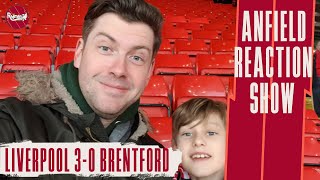 WON WELL WITHOUT LEAVING 1ST GEAR | LIVERPOOL 3-0 BRENTFORD | ANFIELD REACTION