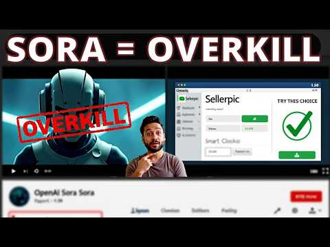 Sora for Product Videos is Overkill:   Here is the Smart Choice!