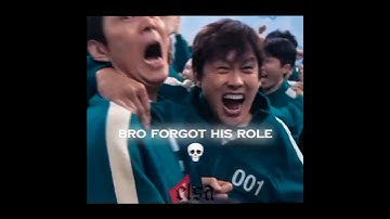 Bro forgot he was the frontman 💀 / squid game season 2 / #edit #squidgame #shorts #youtube #ytshorts