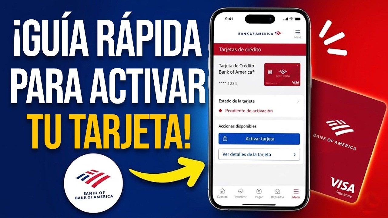Cómo activar tu tarjeta de crédito en Bank of America