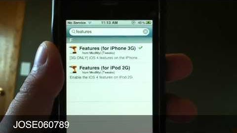 Enabling/disabling ios4 features