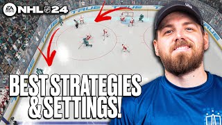 BEST NHL 24 SETTINGS AND STRATEGIES