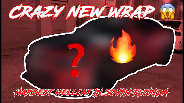 CRAZY NEW WRAP ON MY HELLCAT CHARGER😱🔥
