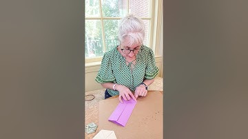 How to fold a Hexagon Letter!