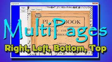 Change MultiPage Tabs to Left, Right, Top or Bottom - Easy! Excel VBA