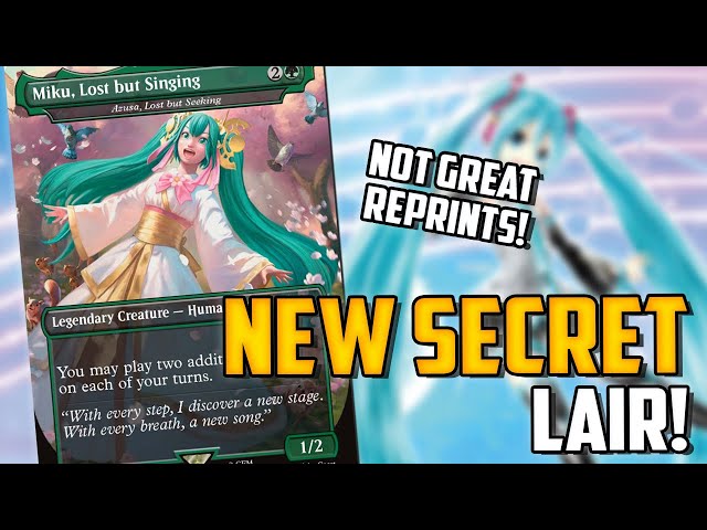New Secret Lair! Where Are The Good Reprints?! Hatsune Miku x MTG! - Magic:  The Gathering - YouTube