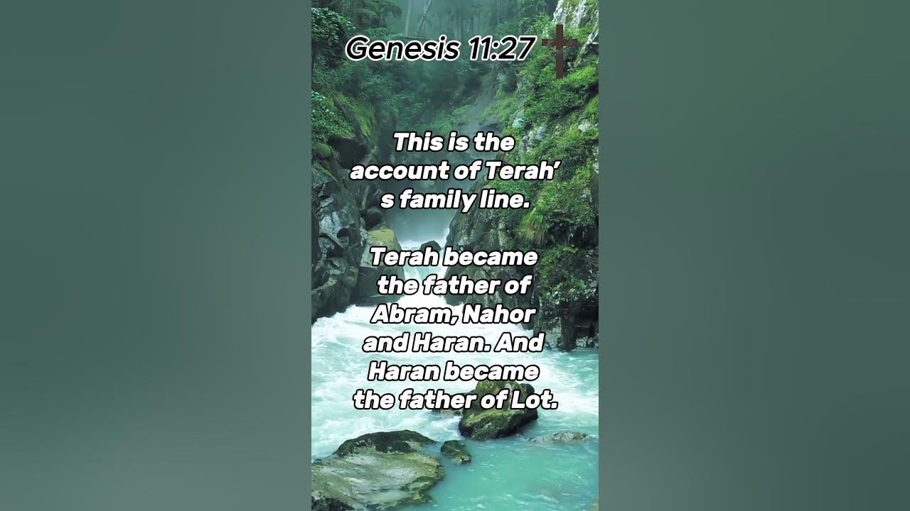 Genesis 11:27 #jesus #biblechapter #bibleverse #music #faith #viralshorts #viralvideo #jesuslovesyou
