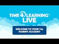 Welcome to your time4learning parent account
