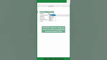 XLOOKUP Formula in Excel #excel #formula #vlookup #xlookup #tutorial #shortvideo #shorts #short