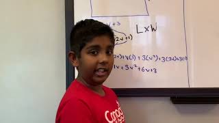 Multiplying polynomials - word problem