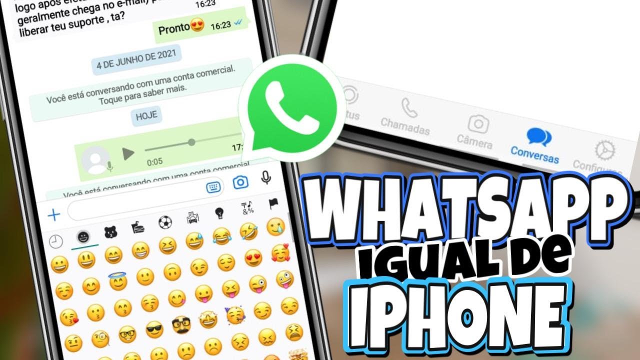 SAIU😮‍💨🔥 ATUALIZAÇÃO DO WHATSAPP IGUAL DE IPHONE NO ANDROID - YouTube