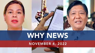 UNTV: Why News | November 4, 2022