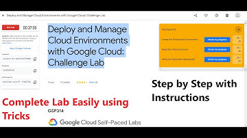 Deploy and Manage Cloud Environments with Google Cloud: Challenge Lab | #30daysofgooglecloud  GSP314