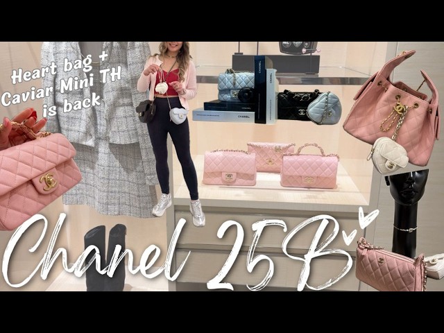 Chanel 25B MUST SEE 💖 Heart Bags, Caviar Mini, Chanel 25