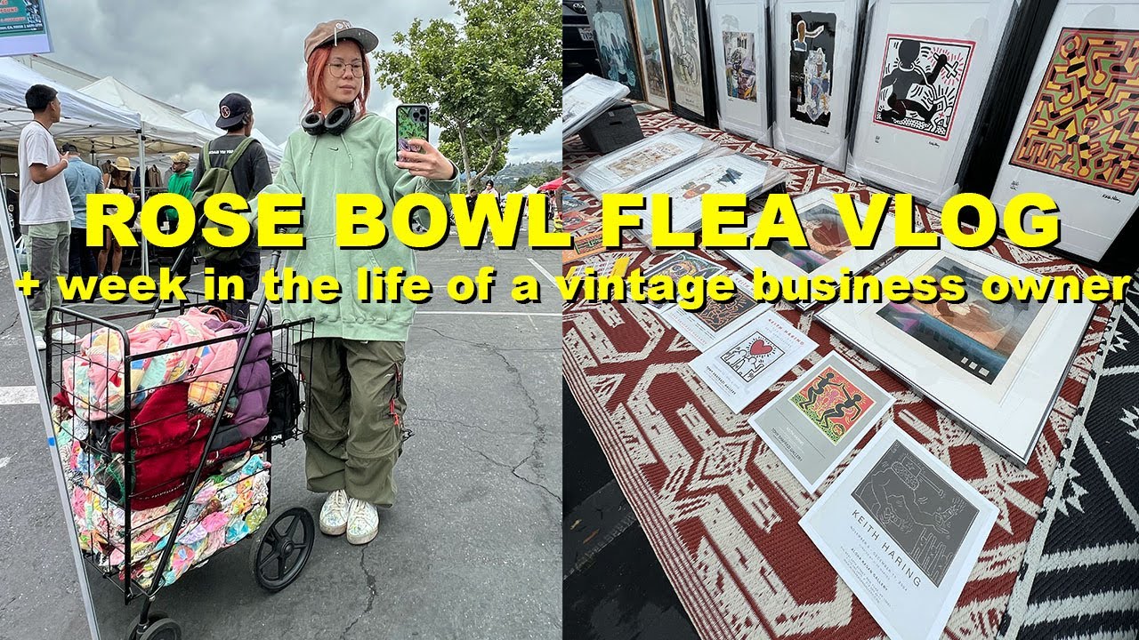 THRIFT WITH ME at ROSE BOWL: the ultimate flea market experience - YouTube