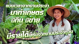 "เกษตรกร 2 ร่าง" ทำงานประจำ+ทำเกษตร เจาะตลาดคนรักสุขภาพ Ep.1 #เกษตรอารมณ์ดี