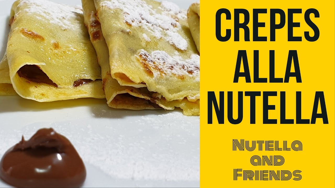 Nutella crepes - Italian recipes by GialloZafferano