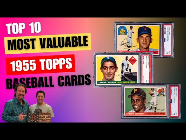 The Best 1955 Topps Baseball Cards - Highest Selling Prices