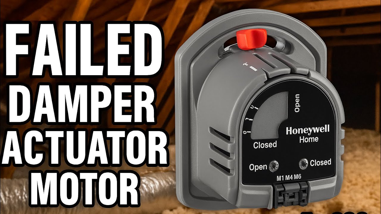 HVAC Zone Damper Actuator Motor Failure – How to Diagnose, Test, and ...