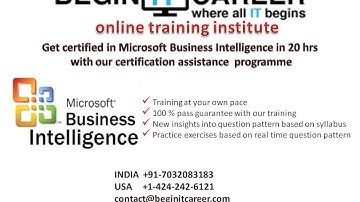 MSBI Certification Training|Exam 70-463 Implementing a Data Warehouse with Microsoft SQL Server 2012