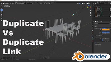 Duplicate VS Duplicate Link | Blender Tutorial