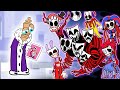 The Amazing Digital Circus, But Gangle SAD ORIGIN STORY?!  Animation - FNF Speedpaint.